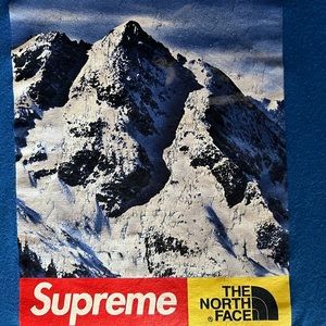 Supreme x The North Face, size Large t-shirt. Good condition, worn twice.